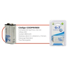 A9VREC800  X1 RECARGABLE LITIO 800MAH