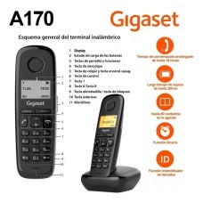A170 TELEFONO INALAMBRICO SIEMENS GIGASET A170 TELEFONO INALAMBRICO SIEMENS GIGASET