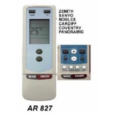 AR827 REMOTO AIRE CARCASA ORIGINAL ZENITH, SANYO, NOBLEX