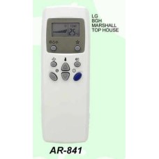 AR841 REMOTO AIRE CARCASA ORIGINAL LG BGH MARSHAL TOP HOUSE