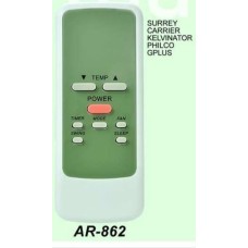 AR862 REMOTO AIRE CARCASA ORIGINAL SURRIER, CARRIER, KELVINATOR, PHILCO, GPLUS