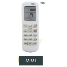 AR881 REMOTO AIRE CARCASA ORIGINAL YORK