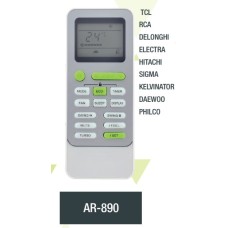 AR890 REMOTO AIRE CARCASA ORIGINAL TCL, RCA, DELONGHI, KELVINATOR, SIGMA, DAEWOO