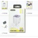 C220USBBL80 CARGADOR CELULAR 2 SALIDAS TIPO USB/C HEMBRA 35W