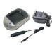CARGADOR / BASE PARA BATERIAS DE VIDEO  220v / 12v CON FUENTE SWITCHING