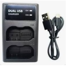 CENEL15DUO CARGADOR P/ NIKON ENEL15 LITIO-ION DOBLE