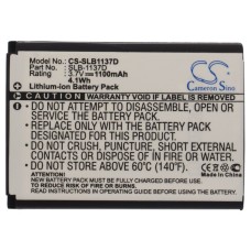 SLB1137D BAT. P/ SAMSUNG LITIO-ION 3.7V 1100 MAH