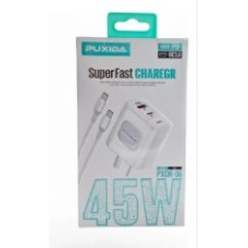 C220CPXDK56 CARGADOR CELULAR TIPO C 9AH 45W PUXIDA C220CPXDK56 CARGADOR CELULAR TIPO C 9AH 45W PUXIDA