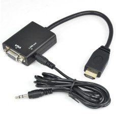 HDMIVGA CABLE CONVERSOR DE  HDMI A VGA CON AUDIO