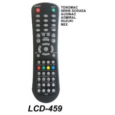 LCD459 CONTROL REMOTO PARA LCD TONOMAC, SERIE DORADA, AUDINAC, ADMIRAL