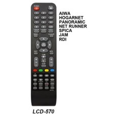 LCD570 CONTROL REMOTO PARA LCD AIWA HOGARNET PANORAMIC NETRUNNER SPICA JAMM RDI