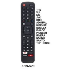 LCD573 CONTROL REMOTO PARA LCD THS VU ILO JVC NGH ADMIRAL HENSENSE NOBLEX PHILCO