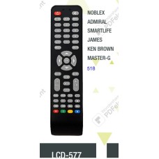 LCD577 CONTROL R. PARA LCD NOBLEX, ADMIRAL, SMARTLIFE, JAMES, K.BORWN, MASTER-G