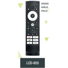 LCD655 CONTROL REMOTO PARA LCD SMART HISENSE NOBLEX PHILCO