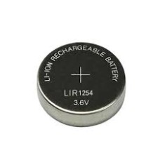 LIR1254 3,7V LITIO RECARGABLE