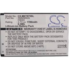 MXT875SL BAT.CEL.MOTOROLA 3  3.7V / 1700MAH / LITIO-ION , HW4X, SNN5892, SNN5892