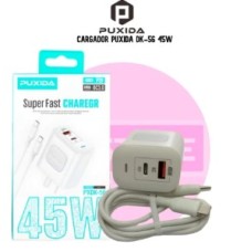 C220CPXDK56 CARGADOR CELULAR TIPO C 9AH 45W PUXIDA C220CPXDK56 CARGADOR CELULAR TIPO C 9AH 45W PUXIDA