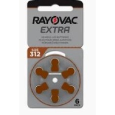RV312 EXTRA AUDIOL. 1,4V  RAYOVAC BL X 6