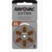 RV312 EXTRA AUDIOL. 1,4V  RAYOVAC BL X 6