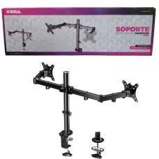 SOPM200 SOPORTE MONITOR DE ESCRITORIO DOBLE BRAZO SOPM200 SOPORTE MONITOR DE ESCRITORIO DOBLE BRAZO