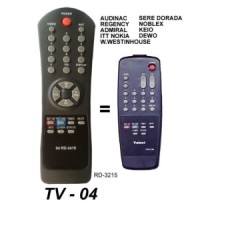 TV04 CONTROL REM. SIMIL ORIGINAL AUDINAC SERIE DORADA