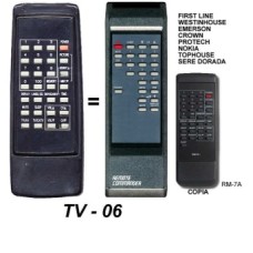TV06 CONTROL REM. SIMIL ORIGINAL FIRST LINE, WESTINHOUS