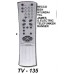 TV 135 ONTROL REM. SIMIL ORIGINAL BGH, RECCO