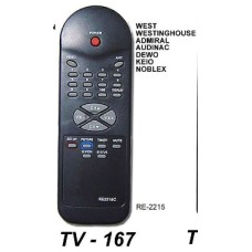 TV 167 ONTROL REM. SIMIL ORIGINAL WESTINHOUSE