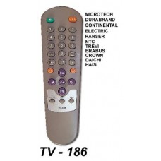 TV 186 ONTROL REM. SIMIL ORIGINAL MICROTECH, DURABRAND