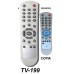 TV 199 ONTROL REM. SIMIL ORIGINAL GRUNDING