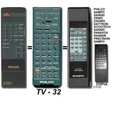 TV32 ONTROL REM. SIMIL ORIGINAL PHILCO