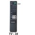 TV34 ONTROL REM. SIMIL ORIGINAL SONY