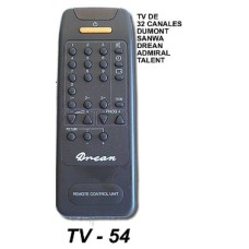 TV54 ONTROL REM. SIMIL ORIGINAL ADMIRAL, DREAM