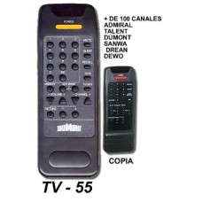 TV55 ONTROL REM. SIMIL ORIGINAL ADMIRAL