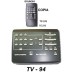 TV94 ONTROL REM. SIMIL ORIGINAL GRUNDING